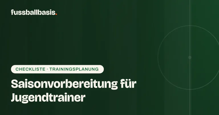 Titelbild: Saisonvorbereitung für Jugendtrainer