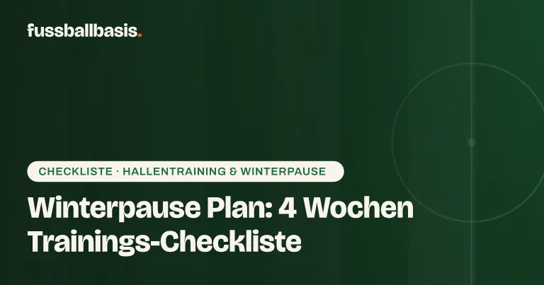 Titelbild: Winterpause Plan: 4 Wochen Trainings-Checkliste